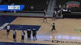 Back Cutting Drill for the Positionless Motion Offense [upl. by Nida]