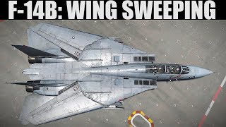 F14B Tomcat Wing Sweep Control Tutorial  DCS WORLD [upl. by Nobel]