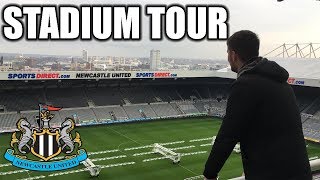 ST JAMES PARK STADIUM TOUR NEWCASTLE UNITED نيوكاسل [upl. by Bernt28]