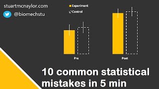 Ten Statistical Mistakes in 5 Min [upl. by Nillad]