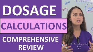 Dosage Calculations Nursing Practice Problems amp Comprehensive NCLEX Review [upl. by Shig]