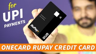 Onecard UPIRupay Credit Card Launched🔥🔥 [upl. by Eeima126]