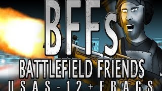 Battlefield Friends Ep 3 USAS 12Frags [upl. by Ecire]