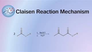 Claisen Condensation Reaction Mechanism  Organic Chemistry [upl. by Woodley]