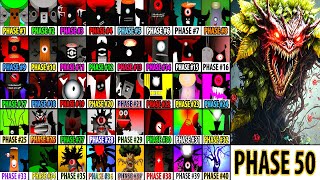 Incredibox Sprunki Mix All Phases Phase 10 VS Phase 20 VS Phase 30 VS Phase 40 VS Phase 50 [upl. by Anytsyrk583]