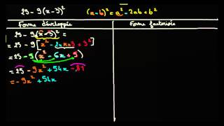 utilisation de la 3° identité remarquable [upl. by Turrell]