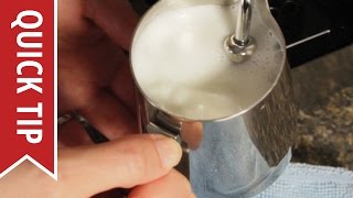 How to AutoFroth Milk for Lattes [upl. by Mays]