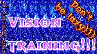 3D stereogram  Vision training [upl. by Asilat]