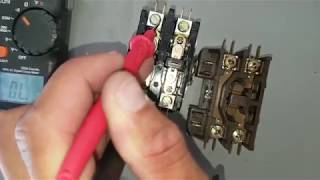 Testing Contactor Using MultiMeter Ohms and Continuity Test [upl. by Epstein]