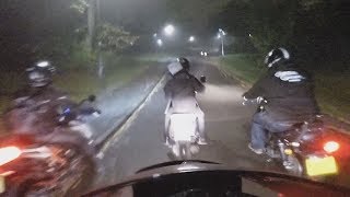 Bike Thieves Surrounded Abandon Bike CRASH [upl. by Rose660]