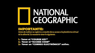 TUTORIAL ACCESO PLATAFORMA NATIONAL GEOGRAPHIC [upl. by Waldon]