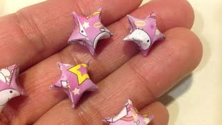 Fun Origami Lucky Star vouwen [upl. by Ricard54]