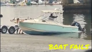 Stop Dock and Roll  Boat Fails [upl. by Lateehs949]