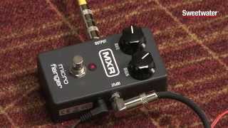 MXR M152 Micro Flanger Pedal Review by Sweetwater [upl. by Swift594]