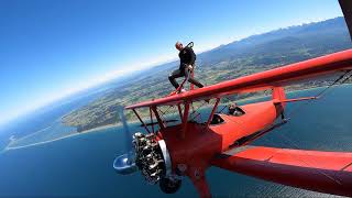 First time wing walker shows no fear [upl. by Wandie]