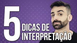 5 DICAS DE INTERPRETAÇÃO DE TEXTO  Prof Felipe Moraes [upl. by Alinna]