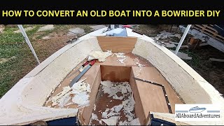 Boat conversion into Bowrider [upl. by Anole55]