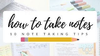 How to take efficient and neat notes  10 note taking tips  studytee [upl. by Atirihs707]