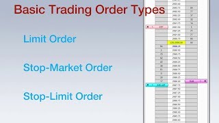 3 Basic Trading Order Types Explained [upl. by Bullen]