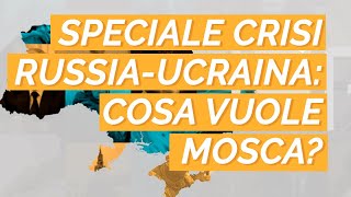 Speciale crisi RussiaUcraina Cosa vuole Mosca [upl. by Meeker]