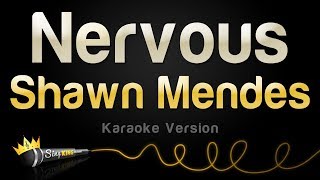 Shawn Mendes  Nervous Karaoke Version [upl. by Xuaeb]