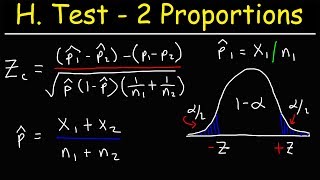 Hypothesis Testing With Two Proportions [upl. by Bithia]