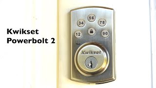 Kwikset Powerbolt 2 Installation  Touchpad Keyless Entry Deadbolt [upl. by Marsiella]