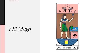 Tarot Egipcio 1 El Mago [upl. by Mihsah]