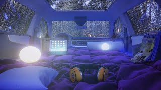 Its raining Ill sleep in the car  Car Camping [upl. by Eisnil886]