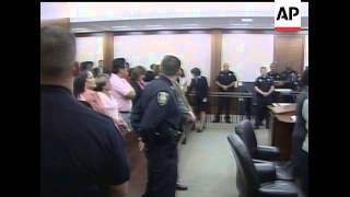 A 19yearold man flew into a rage in a Houston courtroom today after a Harris County jury sentenced [upl. by Myrlene]