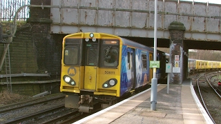 Half an Hour at 216  Birkenhead North Station 1022017  Class 507 508 terminus [upl. by Ennovart]