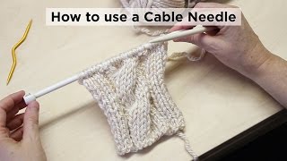 How to Knit a Cable [upl. by Ykcin459]