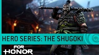 For Honor Trailer The Shugoki Samurai Gameplay – Hero Series 7 NA [upl. by Weinstein]