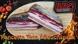 Pancetta Tesa  Bauchspeck selber machen [upl. by Noit]