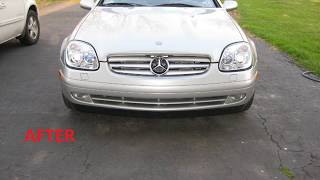 PART 4 Mercedes R170 SLK230 Facelift Halo Projector Headlights Install [upl. by Chally]