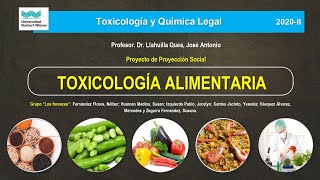 TOXICOLOGÍA ALIMENTARIA  Facultad de Farmacia y Bioquímica UPNW [upl. by Yzdnil992]