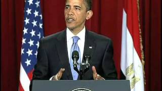 Obama Addresses Worlds Muslims [upl. by Noillimaxam]