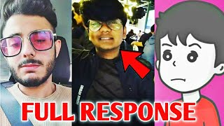 Gareeb Abused CarryMinati His Response  Full Reply To Kirtichow Animator Bhai amp Others [upl. by Smallman]