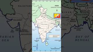 Indias Neighboring Countries amp their Capitals [upl. by Atilol]