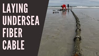 How To Lay Undersea Fiber Cable [upl. by Ahsinrats]