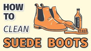 How to CLEAN SUEDE Boots in 4 Easy Steps  BootSpy [upl. by Niahs708]