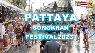 Songkran Water festival in Pattaya soi7 soi8 Thailands wildest holiday partiesn [upl. by Naesal]