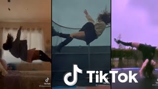 “Can you feel my heart” Trampoline falling trendtiktok [upl. by Carlita]