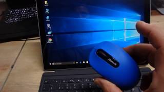 Connect the Microsoft Mouse on Windows 10 Tablet [upl. by Tegirb377]