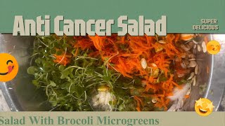 Sulforaphane Rich Anti Cancer Salad [upl. by Naillij]