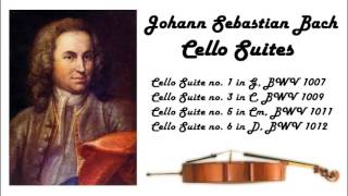 Johann Sebastian Bach  Cello suites in 432 Hz great for reading or studying [upl. by Sine]