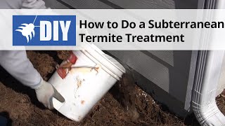 How To Do a Subterranean Termite Treatment [upl. by Clift]