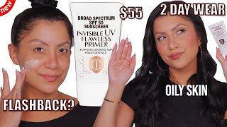 new 2 DAY WEAR  CHARLOTTE TILBURY INVISIBLE UV FLAWLESS PRIMER SPF 50 oily skin MagdalineJanet [upl. by Zeitler301]