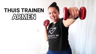 Thuis Trainen  Armen  Biceps amp Triceps [upl. by Angrist]