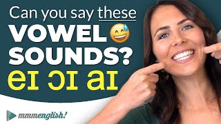 Pronunciation Practice 👄 Difficult Vowel Sounds DIPHTHONGS [upl. by Bonnell926]